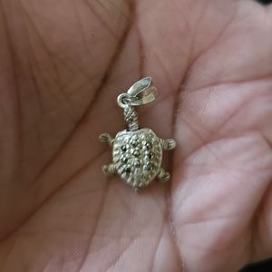 Sterling Silver Turtle Pendant Charm